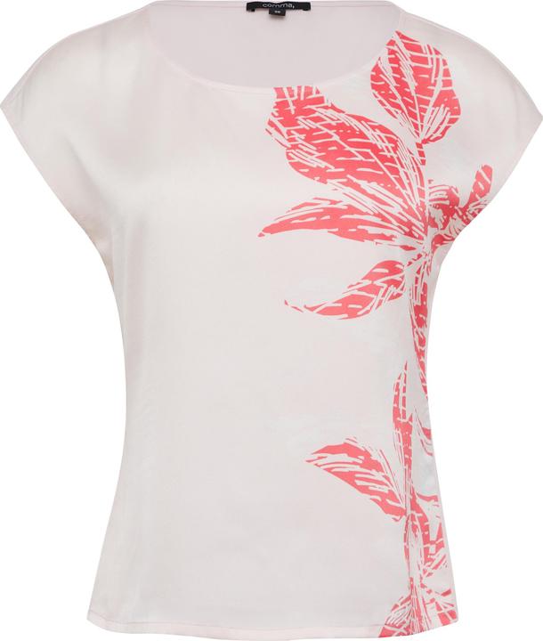 Actual product image Comma T-Shirt Blusenshirt im Fabricmix mit floralem Print (40)