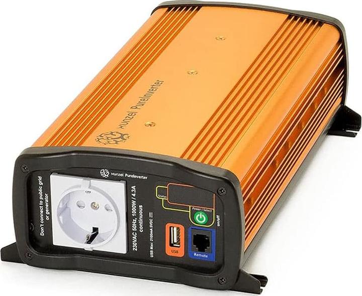 Actual product image Xunzel Inverter XJ1000,12V DC/230V AC - 1000W, USB