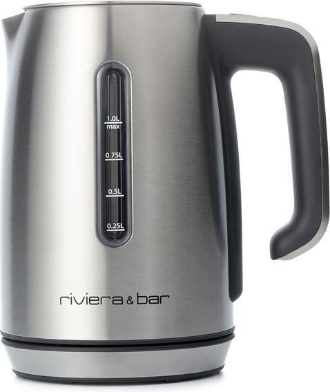 Riviera & Bar riviera&bar LILA Wasserkocher Stainless Steel 1L (1 l)
