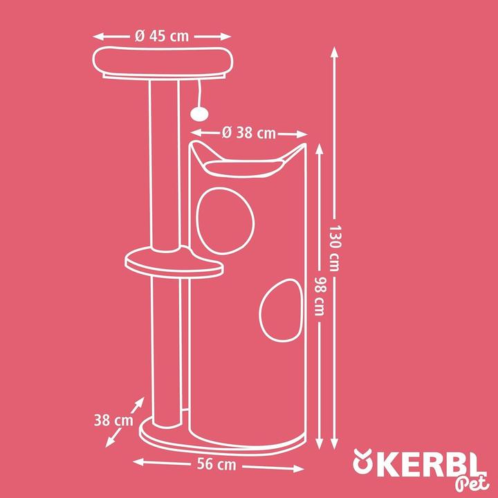 Produktbild Kerbl Tiana (130 cm, Grau)