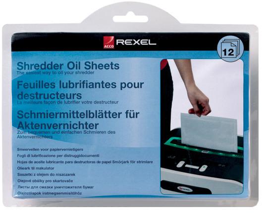 Produktbild Rexel Schmiermittel-Blätter für Aktenvernichter