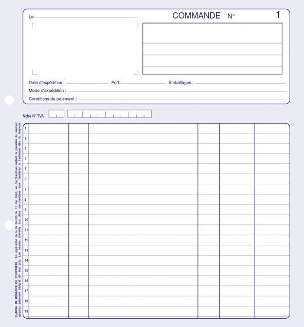 Produktbild ELVE Manifold "Commandes", 210 x 210 mm, dupli (50x)