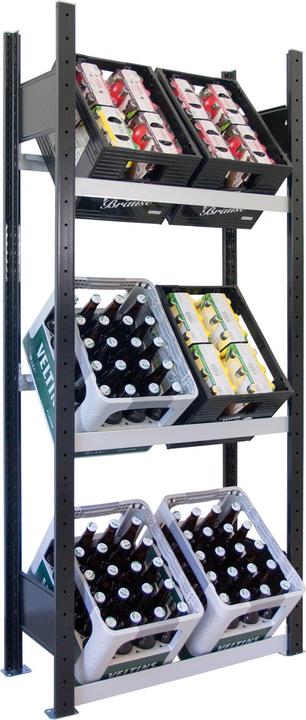 Produktbild Schulte Lagertechnik Getränkekisten-Grundregal