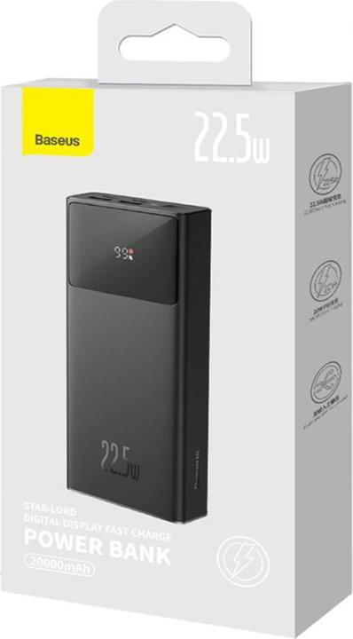 Actual product image Baseus Start Lord (20000 mAh, 22.50 W, 74 Wh)
