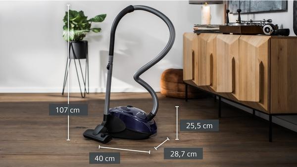 Produktbild Siemens Staubsauger mit Beutel, synchropower, VS06A111