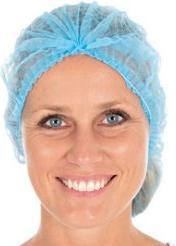 Clip-on cap Eco Hygobase 121909, PP, Ø 50cm, white, pack of 100 pieces
