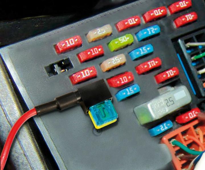 Produktbild Lampa Stromabnehmer für Mikro-Lamellensicherung, 12/24V