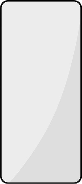 Actual product image 3MK HardGlass Max Lite for Oppo Reno 7 Z 5G black frame (1 pcs., Oppo Reno 7 Z 5G)