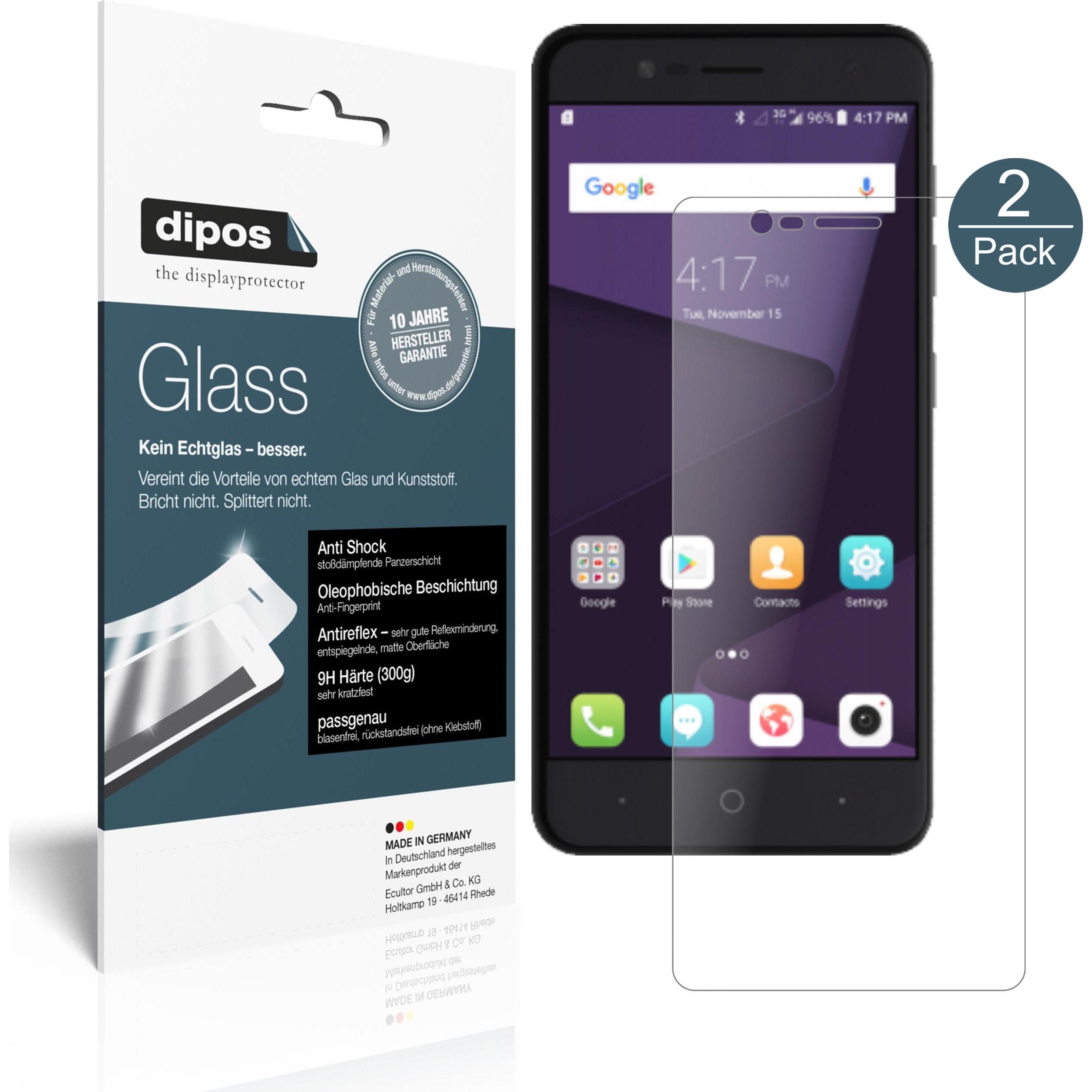 Dipos Displayschutz Anti-Shock (1 Stück, ZTE Blade V8 Mini), Smartphone Schutzfolie, Transparent