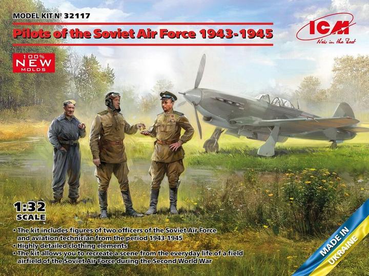 Actual product image ICM Pilots of the Soviet Air Force 1943-1945