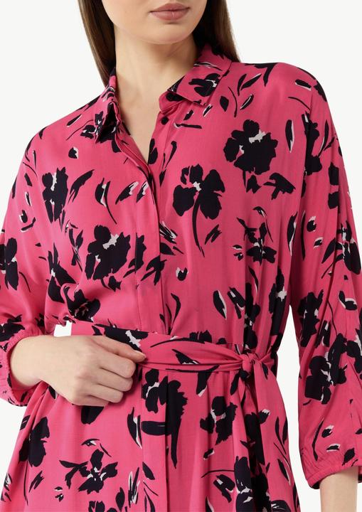 Image du produit Comma Kleid Midi-Kleid mit Hemdkragen (36)