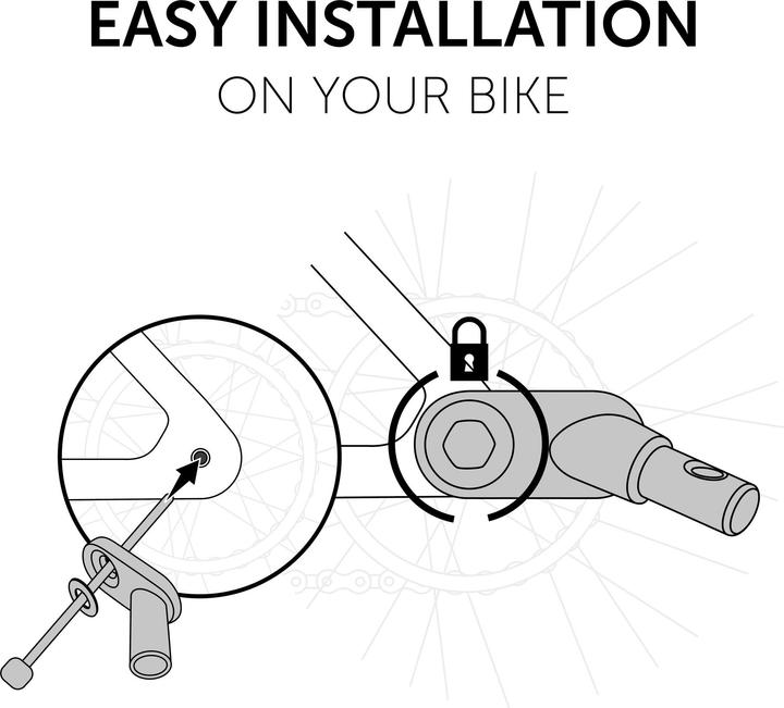 Image du produit Hauck Hitch de remorque de vélo