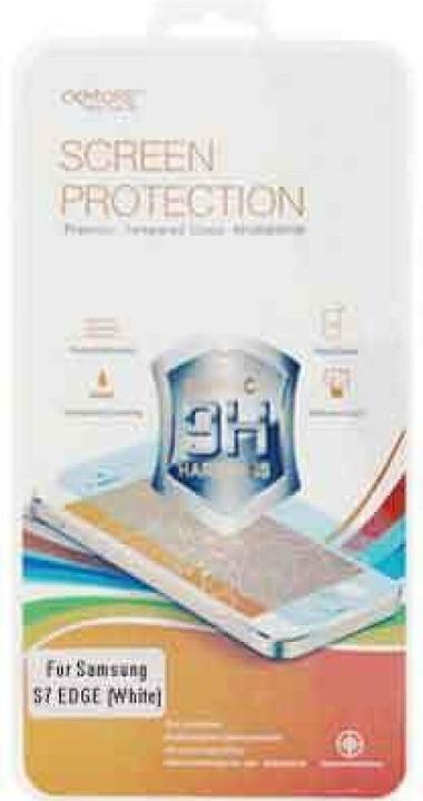 Productafbeelding Okmore 9H screenprotector Samsung S7 Edge wit (1 Pcs., Samsung Galaxy S7 Edge)