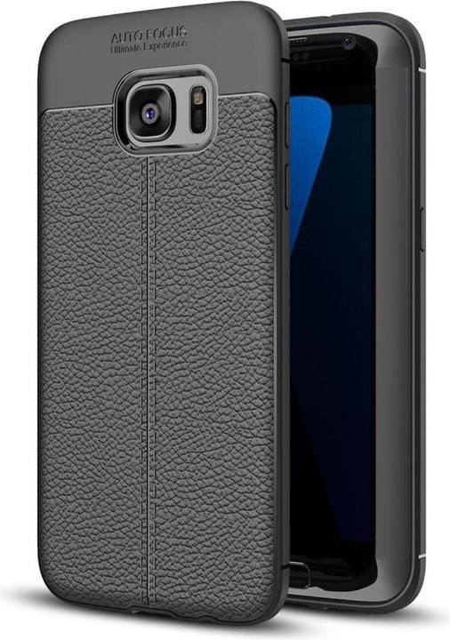 Actual product image König Design Mobile Phone Case for Samsung Galaxy S7 Edge Protective Wallet Cover 360 Case Black (Samsung Galaxy S7 Edge)
