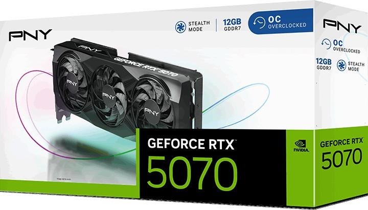 Produktbild PNY GeForce RTX 5070 Overclocked Triple Fan (12 GB)