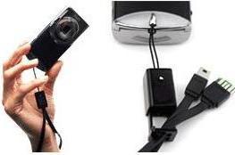 Produktbild Logo USB-Kabel USB-A - miniUSB 0,3 m Schwarz (24904) (0.30 m, USB 2.0)