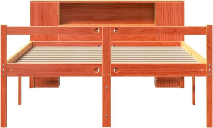 Image du produit vidaXL Bett mit Regal (135 x 190 cm)