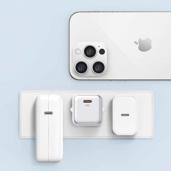 Produktbild Usams Ład. siec. 1xUSB-C PD30W 3A (only head) PD3.0 Fast Charging biały/white X-ron Series CC186TC02 (30 W)