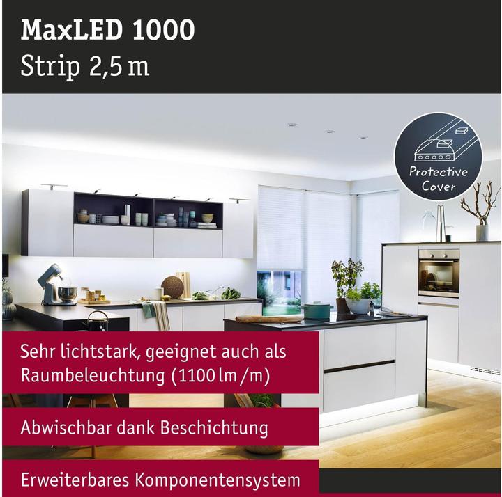Image du produit Paulmann MaxLED 1000 Stripe (Blanc froid, 250 cm, Intérieur)