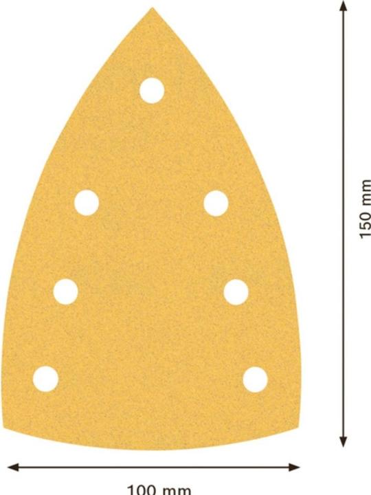 Immagine prodotto Bosch Professional Zubehör EXPERT C470 Carta vetrata, 100 x 150 mm, G 120, 50 pezzi (G120)