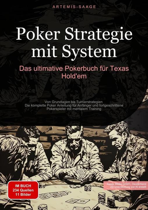 Produktbild Poker Strategie mit System: Das ultimative Pokerbuch für Texas Hold'em (Deutsch, Artemis Saage - Deutschland, 2025)