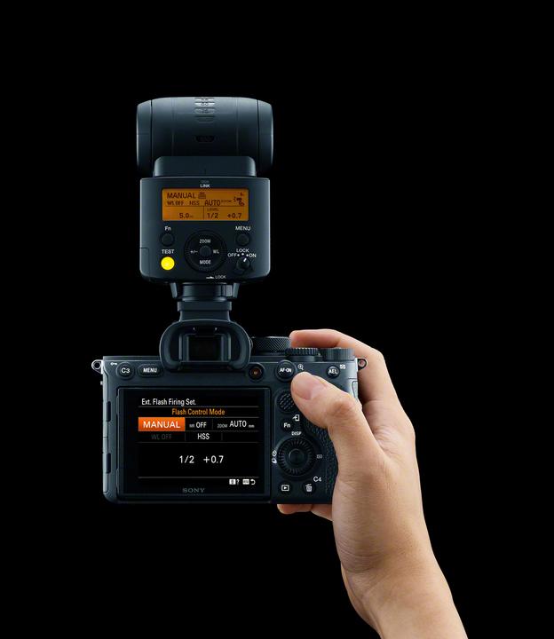 Actual product image Sony HVL-F46RM (Plug-on flash, Sony)