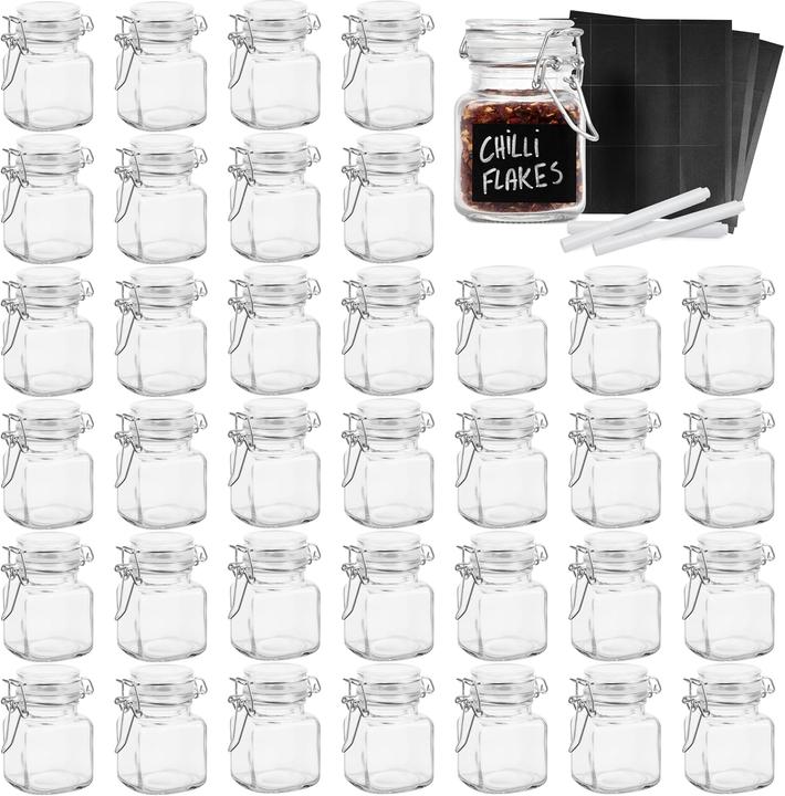 Actual product image Oak & Steel 36-teiliges Gewürzgläser-Set (0.10 l)