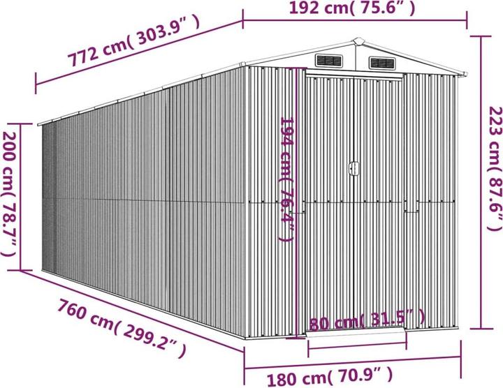 Actual product image vidaXL Orsino