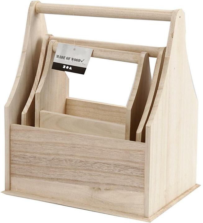 Actual product image Creativ Company Wooden article bottle carrier 3 pieces