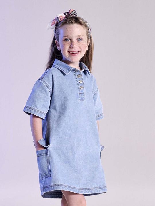 Produktbild Vertbaudet Mädchen Jeanskleid (110)