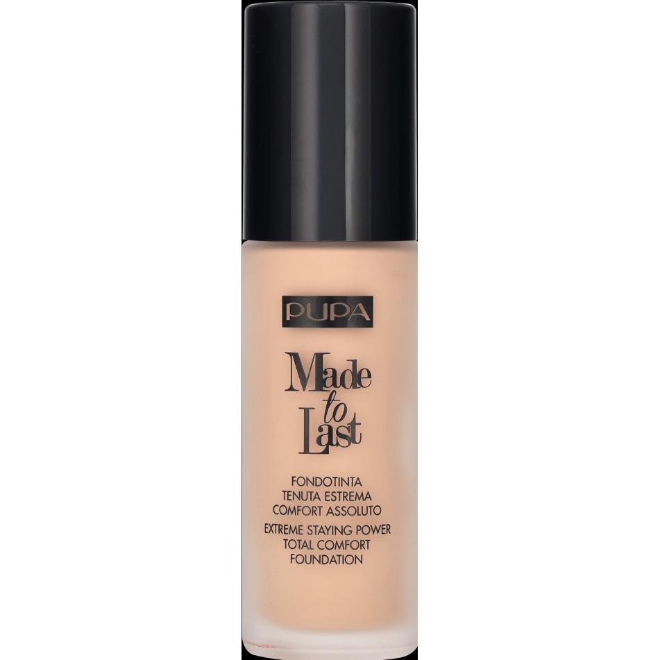 Pupa Milano, Foundation, Pupa MADE TO LAST FOUNDATION Light Beige (Light Beige)