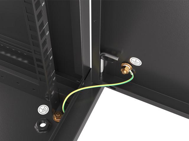 Produktbild Lanberg WF01-6612-00B Rack 12U Wandmontiertes Regal (12 HE, 19 Zoll Rack)