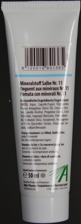 Produktbild Adler Mineralstoff Salbe Nr.11 (Körpercreme, 50 ml)