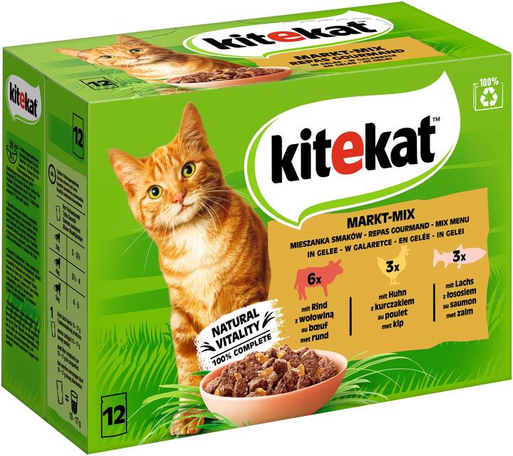 Produktbild Kitekat Mp Markt Mixgelee (12 Stk., 1020 g)