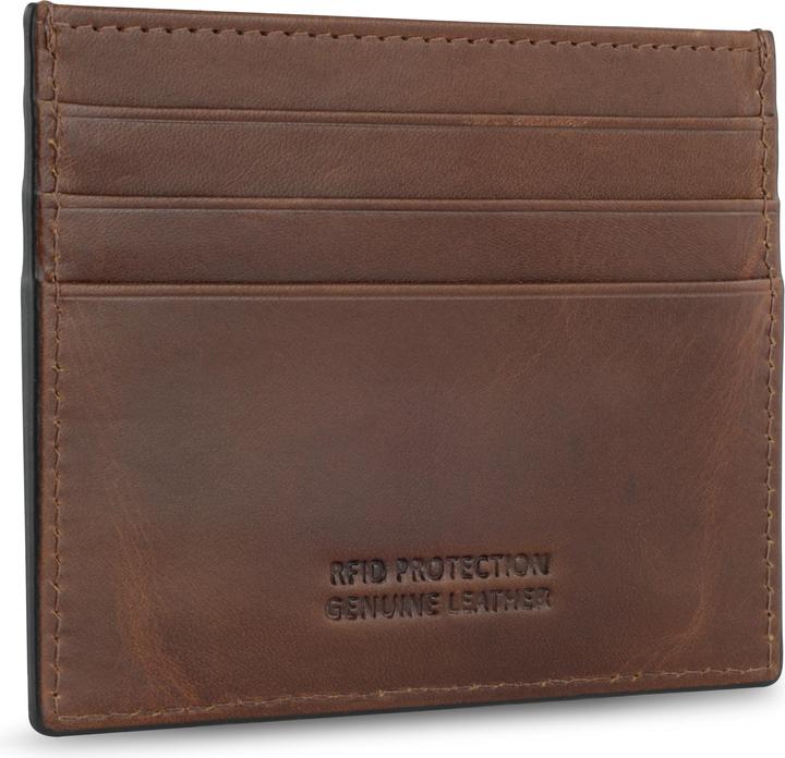 Actual product image Bugatti Nobile credit card holder RFID protection leather 10 cm