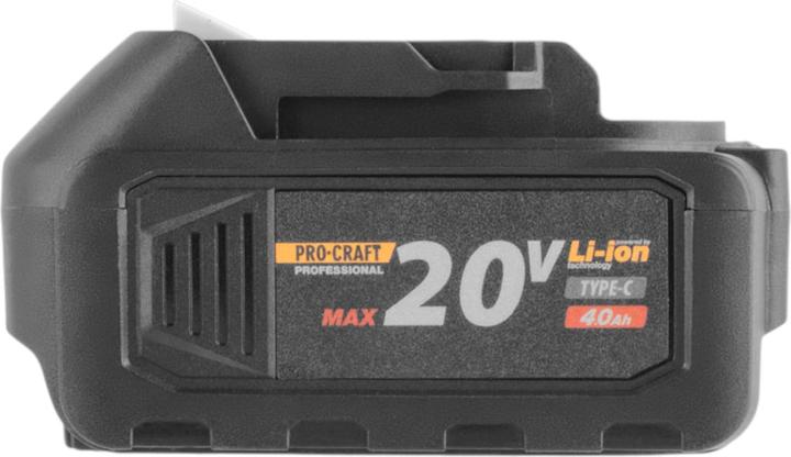 Immagine prodotto Procraft Batteria 20/4C 20 V 4,0 Ah / 4000 mAh Li-ion con indicatore di carica (20 V)