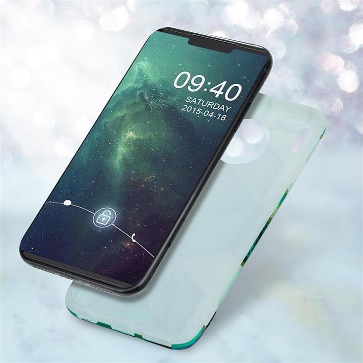 Image du produit Cadorabo Couverture IMD TPU Marbre coloré (Mate 30)