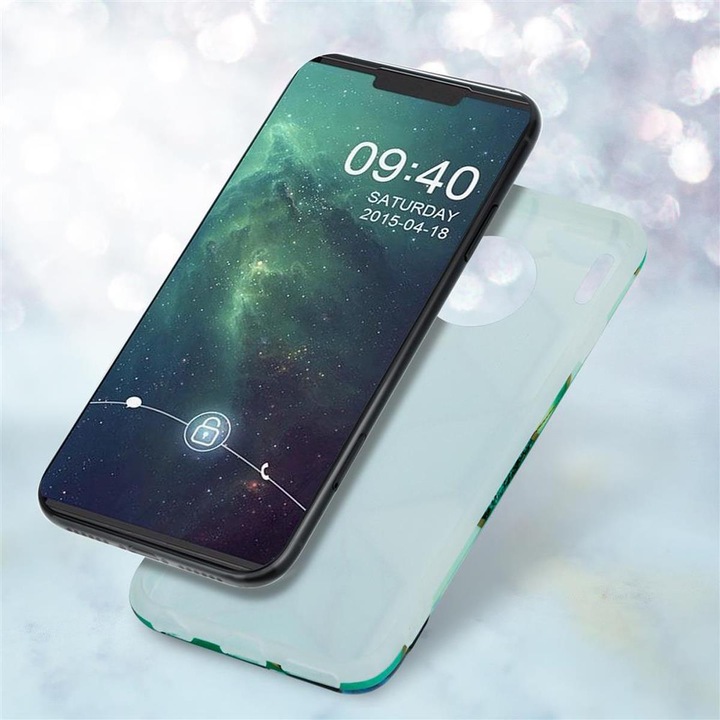 Produktbild Cadorabo IMD TPU Bunter Marmor Cover (Huawei Mate 30)