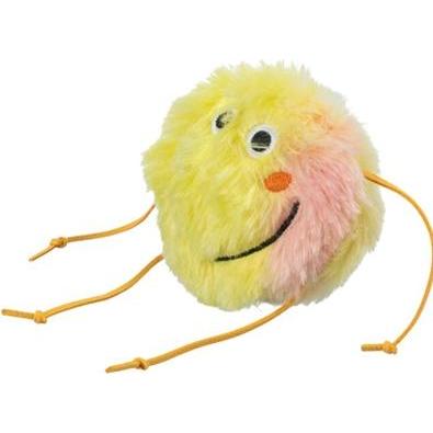 Thumbnail - Trixie Monster Pluche Met Catnip Oranje / Geel - 10 Cm (Katzentunnel), Katzenspielzeug