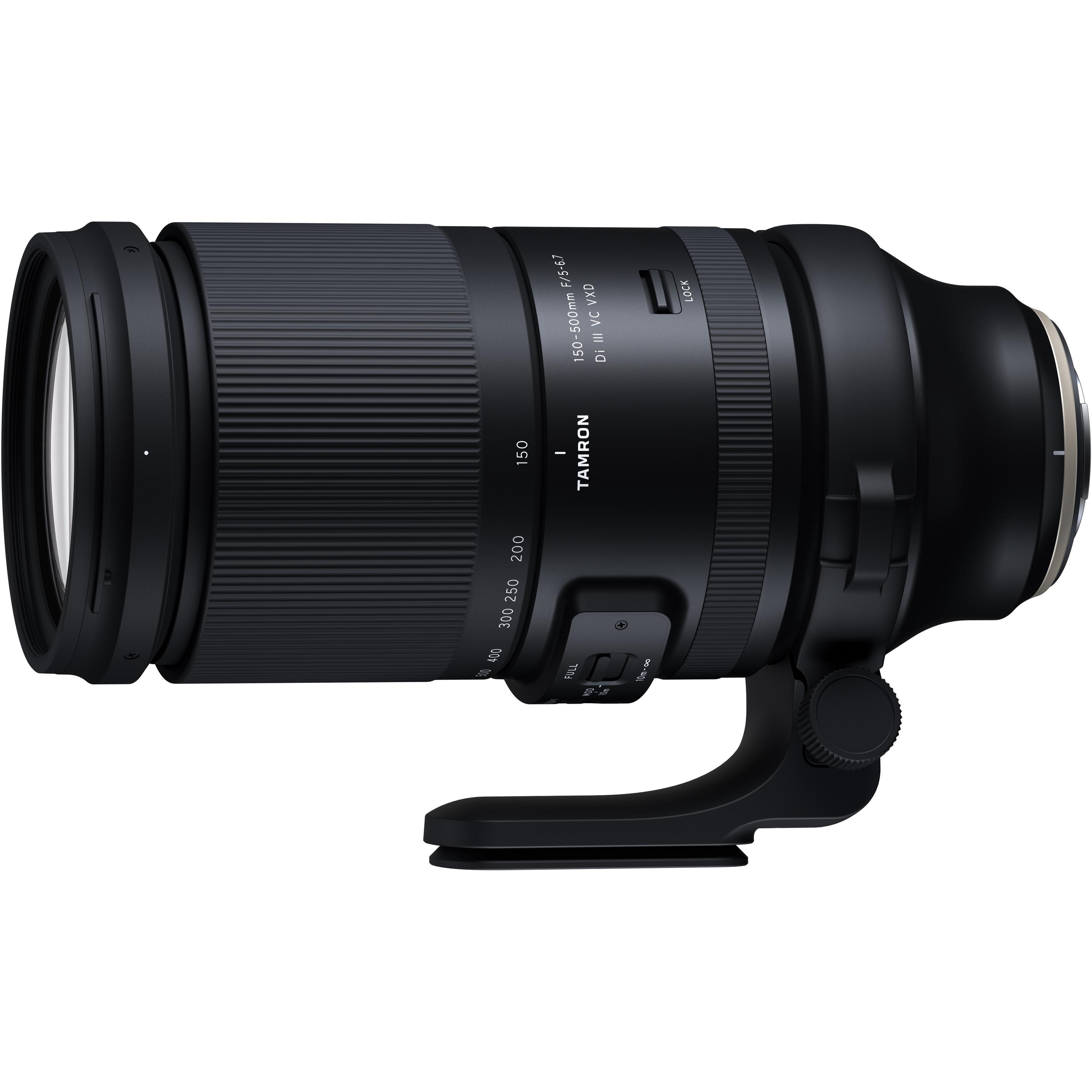 Tamron AF 150-500mm F/5.6-7 Di III VC VXD Fuji X (Fujifilm X, Vollformat), Objektiv, Schwarz