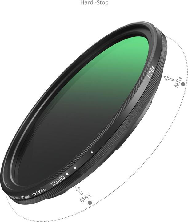 Produktbild SmallRig Magnetic 67mm VND Filter ND64-ND400 (6-9 Stop) 5169 (67 mm, ND- / Graufilter, 67 mm)