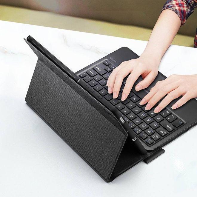 Productafbeelding Samsung Dux Ducis Touchpad Toetsenbordhoes Draadloos Bluetooth Toetsenbord voor Galaxy Tab S6 Lite (Galaxy Tab S6 Lite)