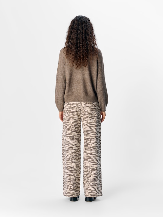 Actual product image Object Print Wide Fit Jeans (S)