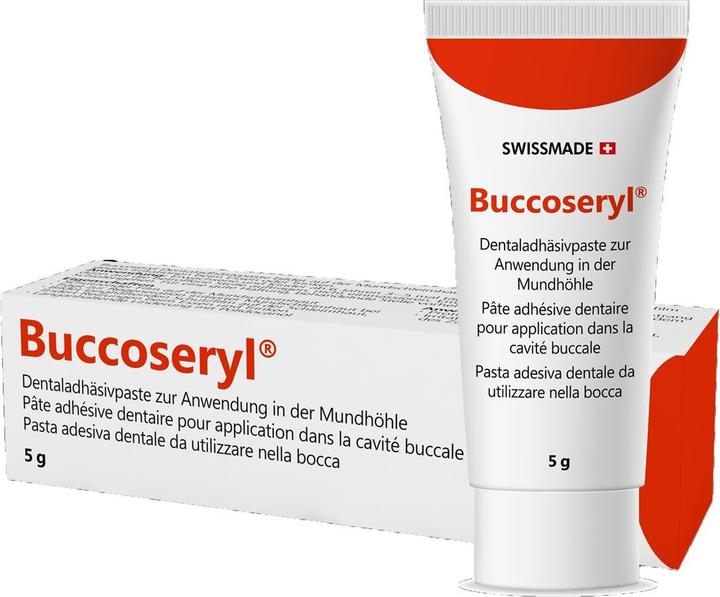 Actual product image Buccoseryl Dental adhesive paste