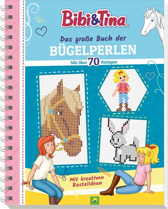 Image du produit Bibi & Tina Le grand livre des perles à repasser. Avec plus de 70 modèles à l'effigie de chevaux