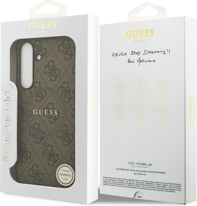 Productafbeelding Guess - Hardcase 4G - Samsung Galaxy S25 FE - Brown (Samsung Galaxy S25 FE)