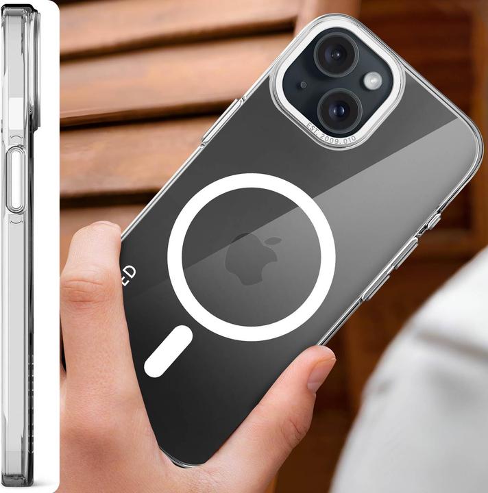 Image du produit Decoded Coque arrière en plastique recyclé pour iPhone 15 Transparent (Apple iPhone 15)