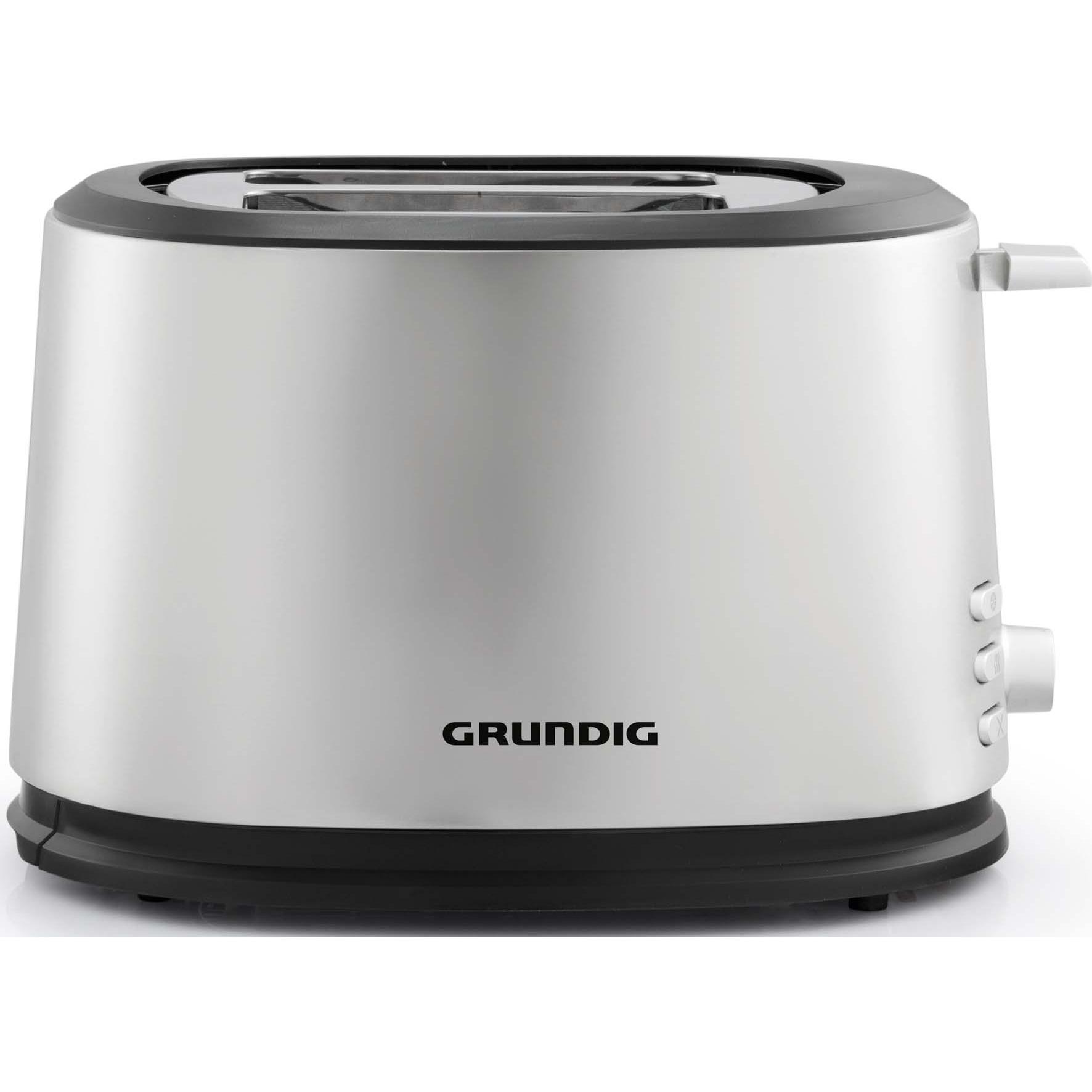Grundig Toaster, Toaster, Schwarz, Grau