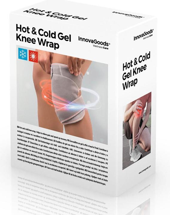 Immagine prodotto InnovaGoods Supporto per le ginocchia con cuscinetto in gel caldo e freddo (Taglia unica)