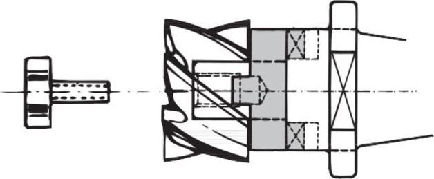 Image du produit Eroglu Vis de serrage de fraise alésage traversantDIN 6367
